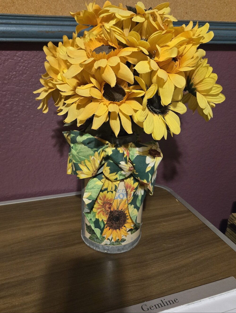 13 inch Sunflower arrangement